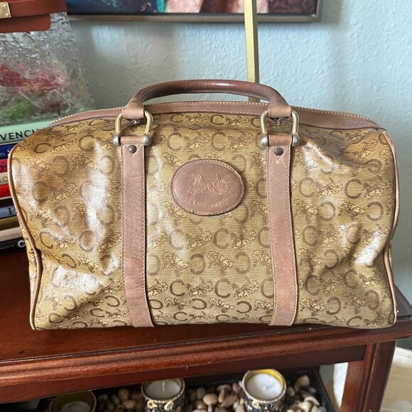 Celine Boston Bag C Macadam - GUC - Picture 1 of 10